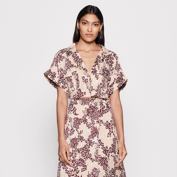 Equipment Orlenna Leopard Silk Blend Dress - Picture 4 of 7